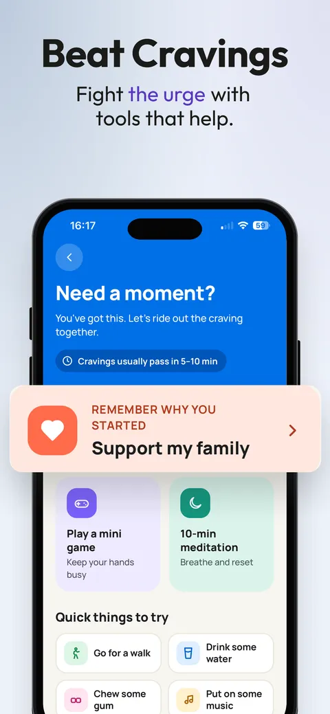 Smoke Off screenshot 3: Beat Cravings
